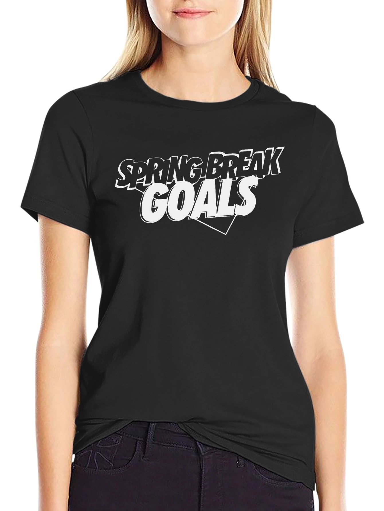 Spring Break Goals Graphic T-Shirt
