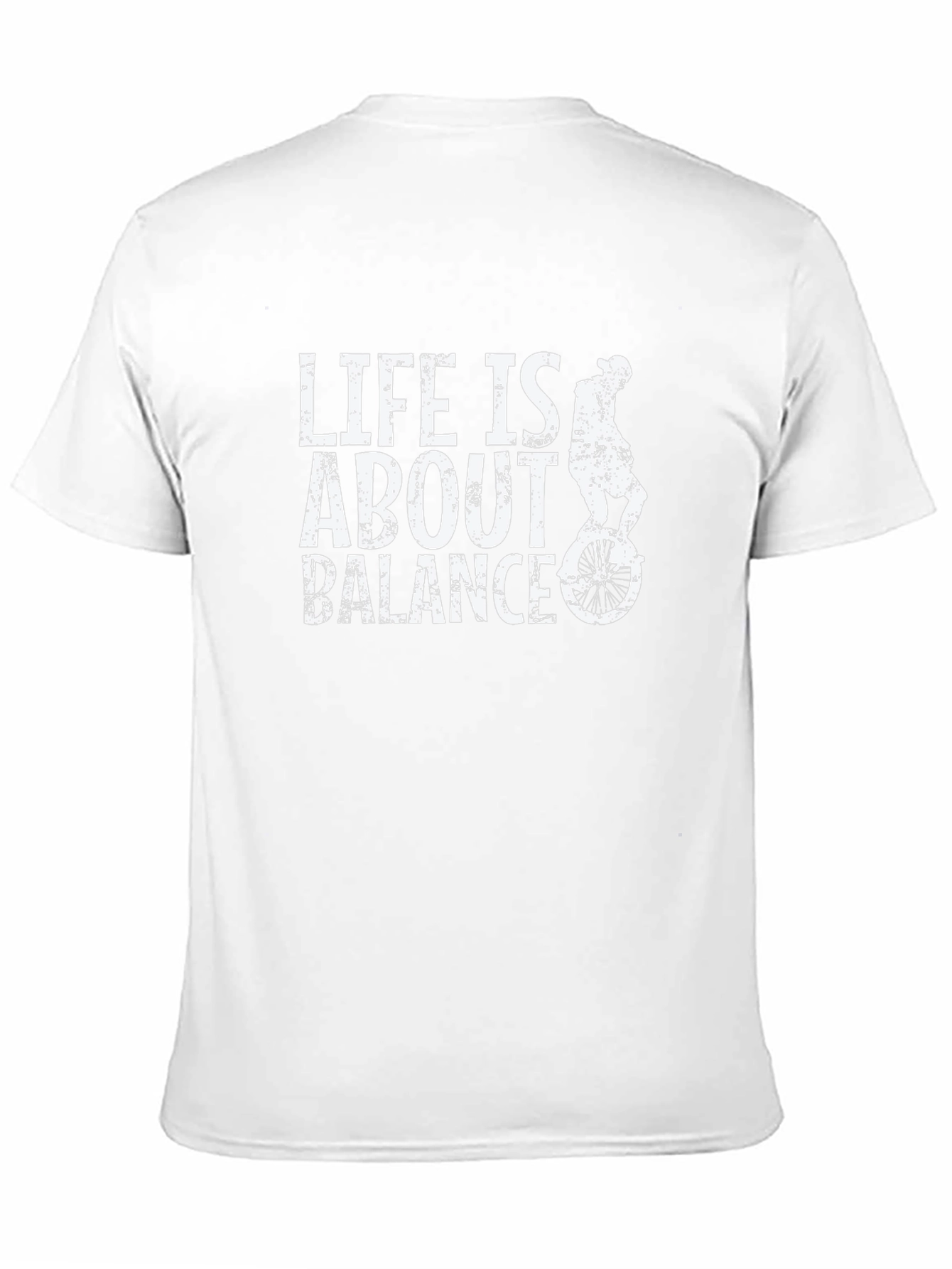 Life is About Balance - Unicycle Graphic T-Shirt