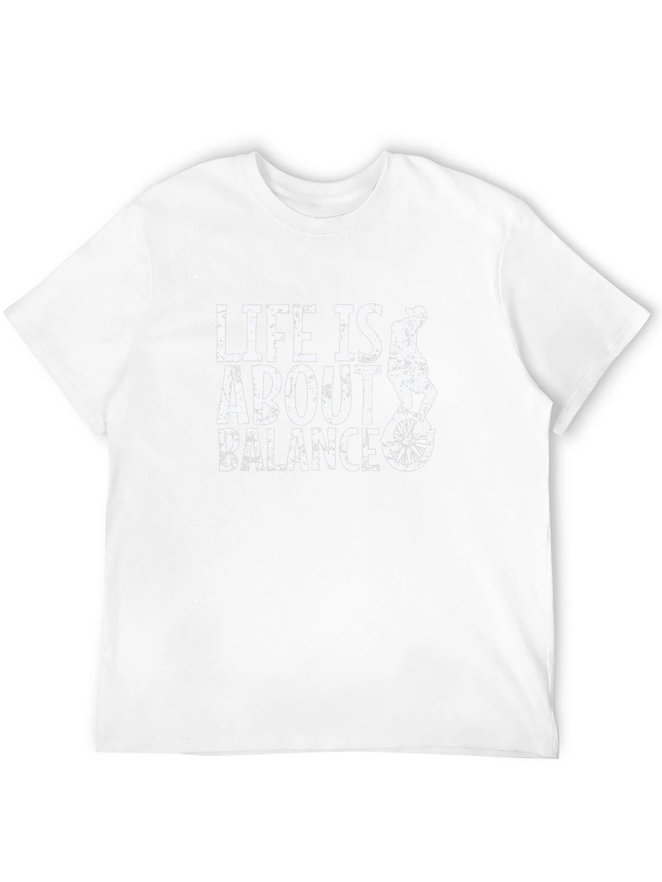 Life is About Balance - Unicycle Graphic T-Shirt