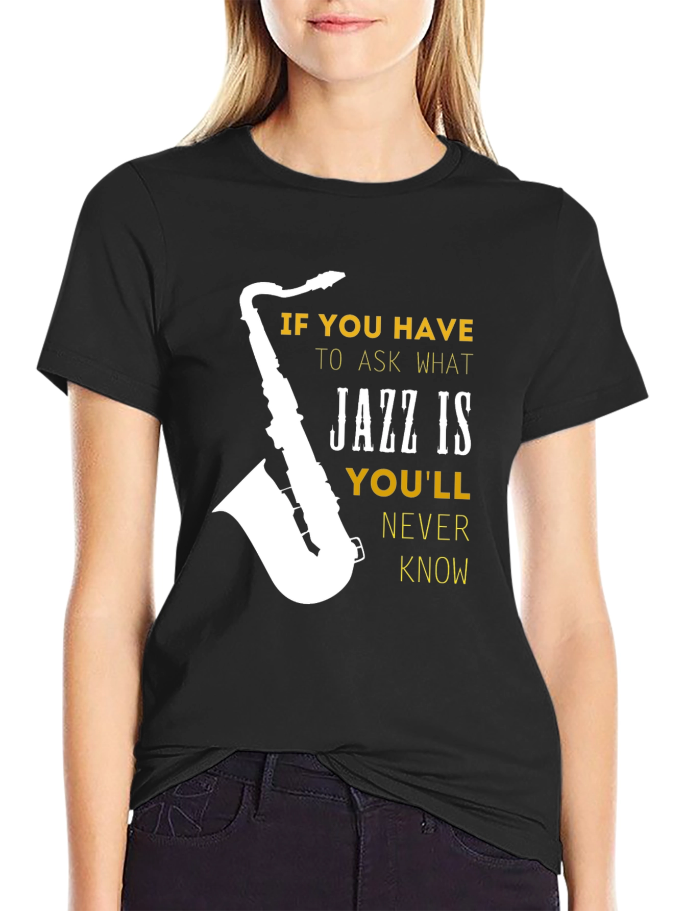 Jazz Music T-Shirt Saxophone Graphic Tee