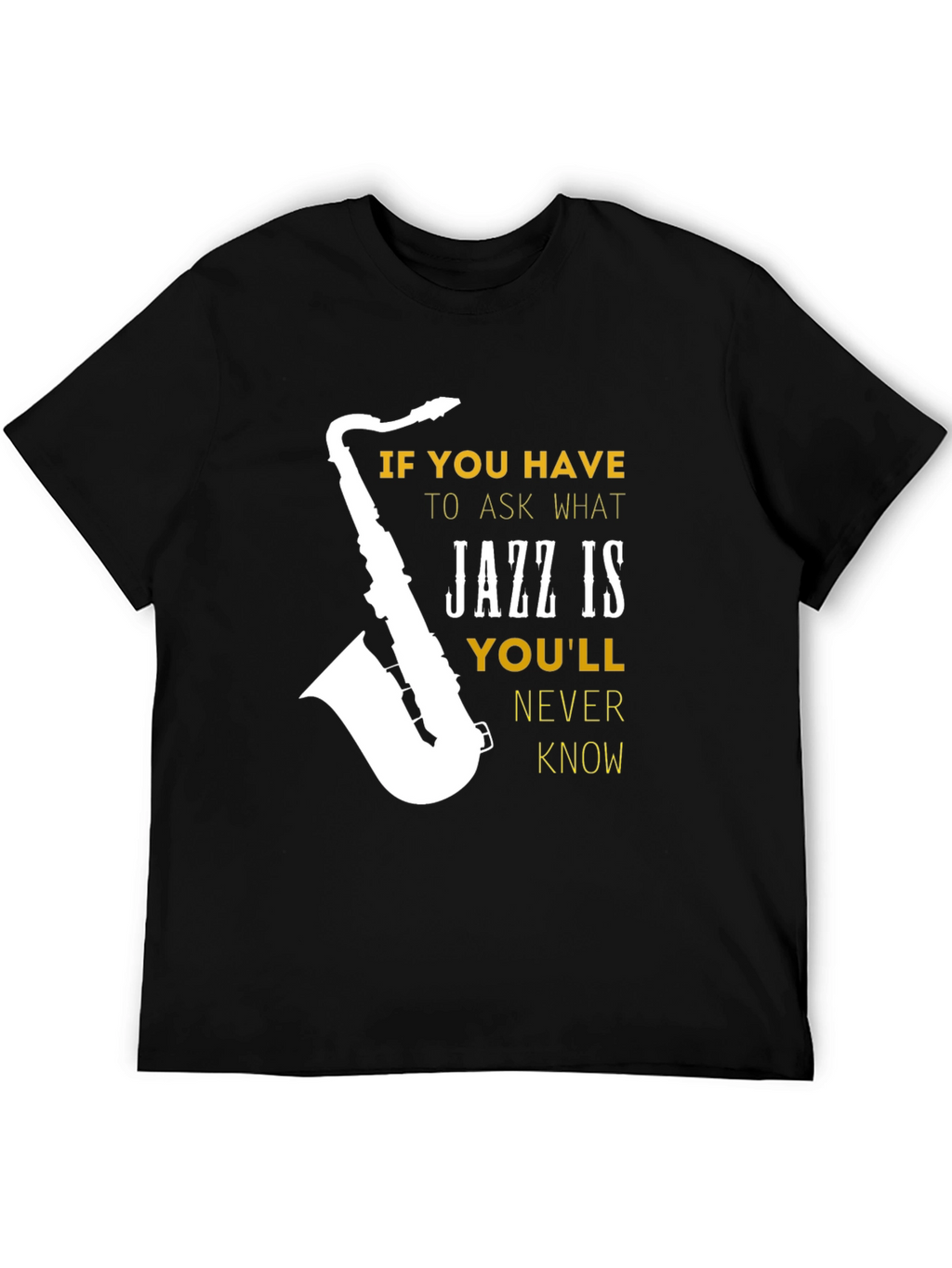 Jazz Music T-Shirt Saxophone Graphic Tee