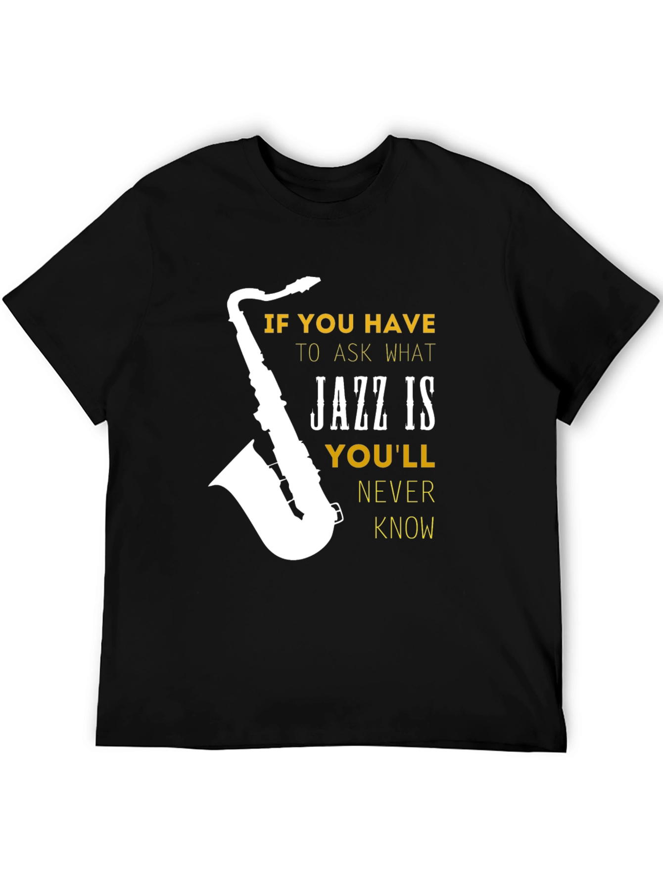 Jazz Music T-Shirt Saxophone Graphic Tee