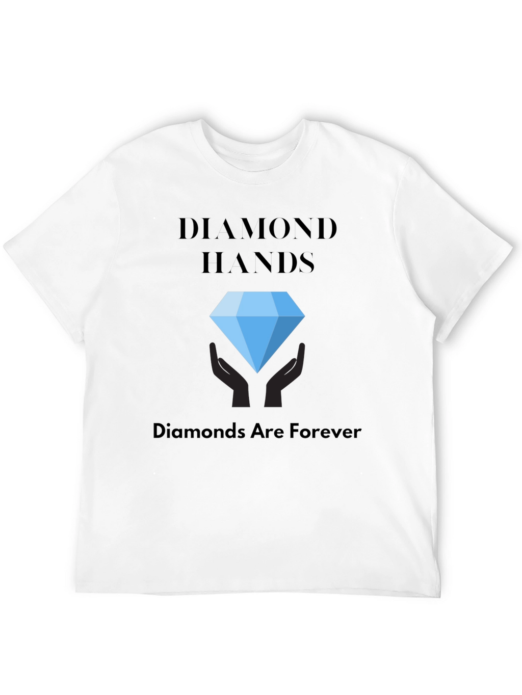 Diamond Hands Graphic Tee - Diamonds are Forever