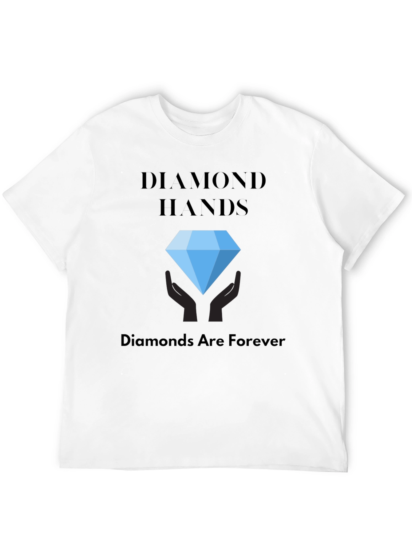 Diamond Hands Graphic Tee - Diamonds are Forever