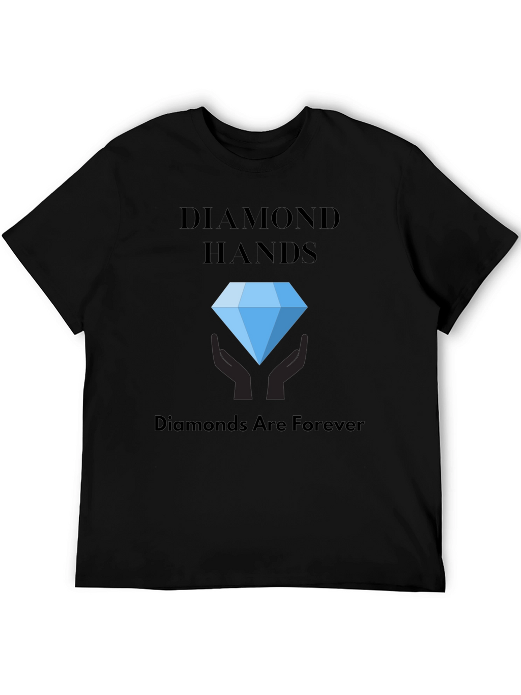 Diamond Hands Graphic Tee - Diamonds are Forever