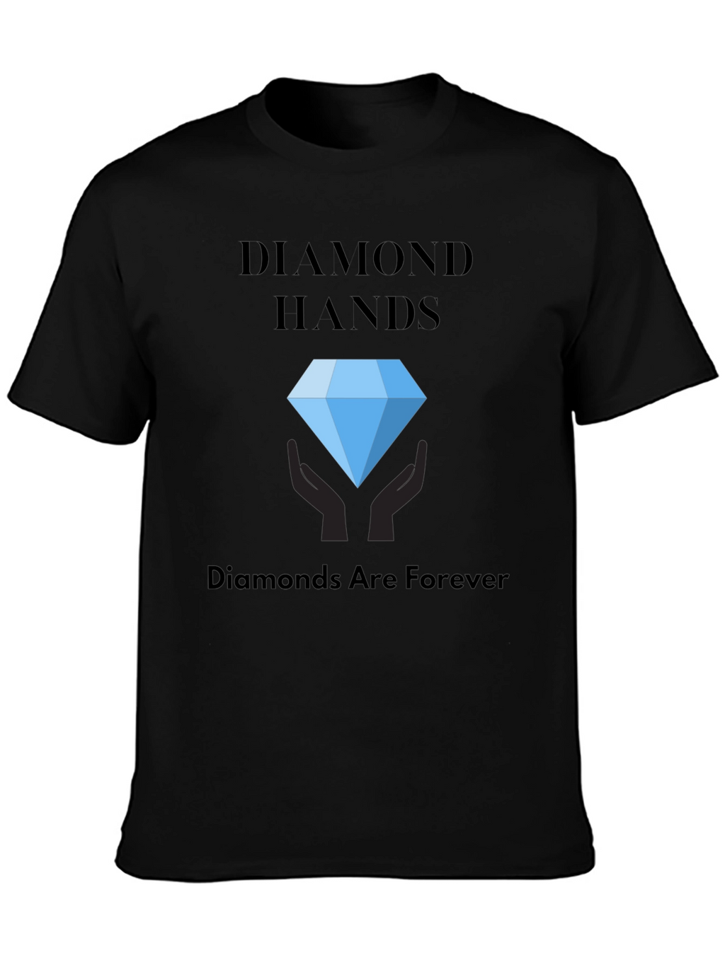 Diamond Hands Graphic Tee - Diamonds are Forever