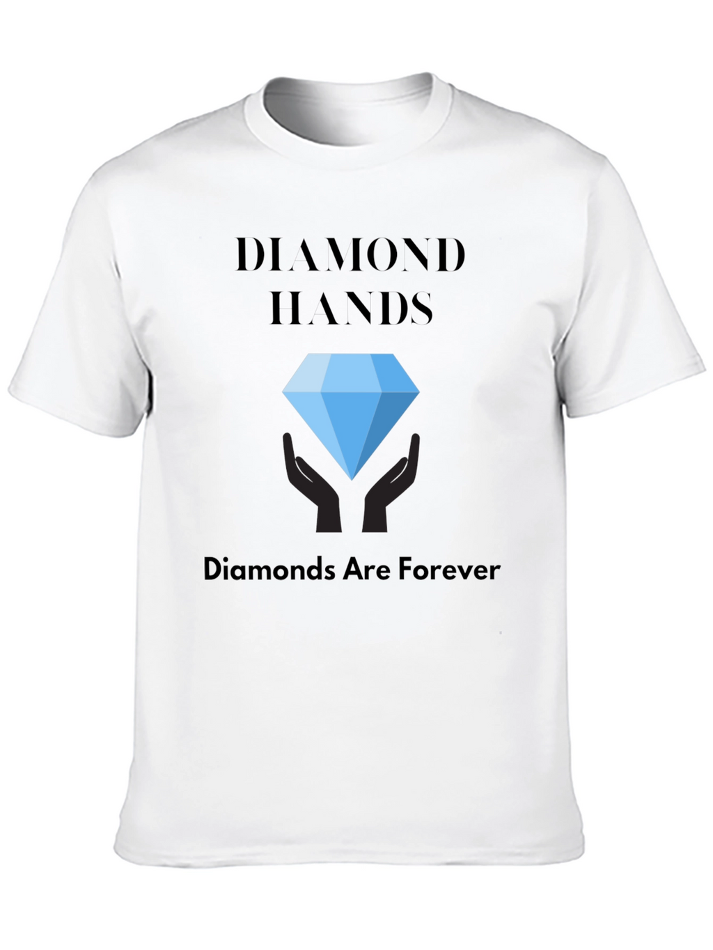 Diamond Hands Graphic Tee - Diamonds are Forever