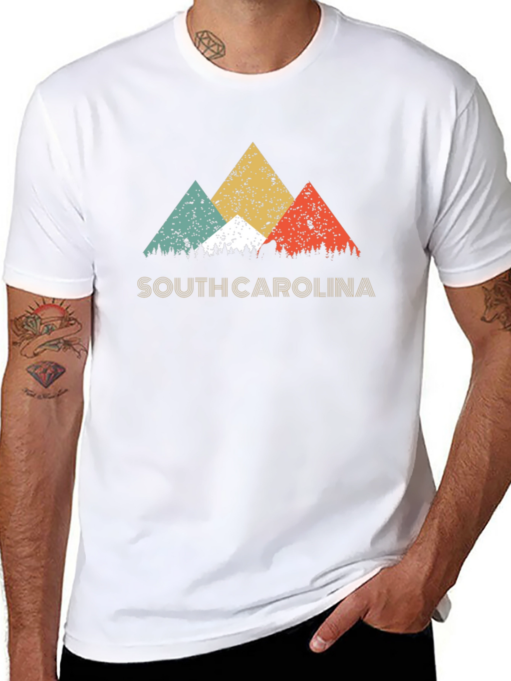South Carolina Retro Mountain Graphic Tee