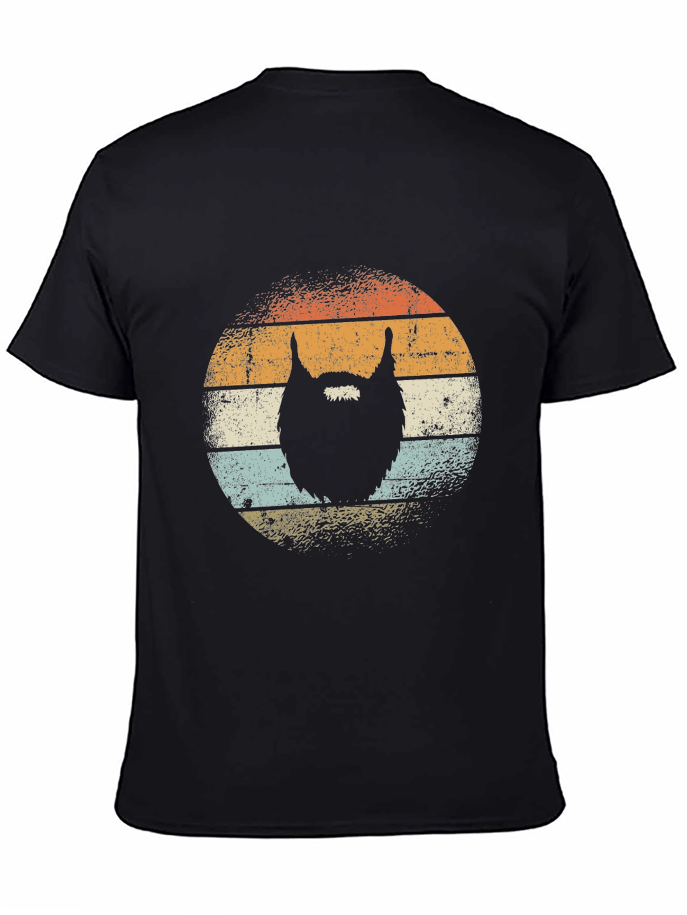 Retro Beard Graphic T-Shirt - Vintage Style