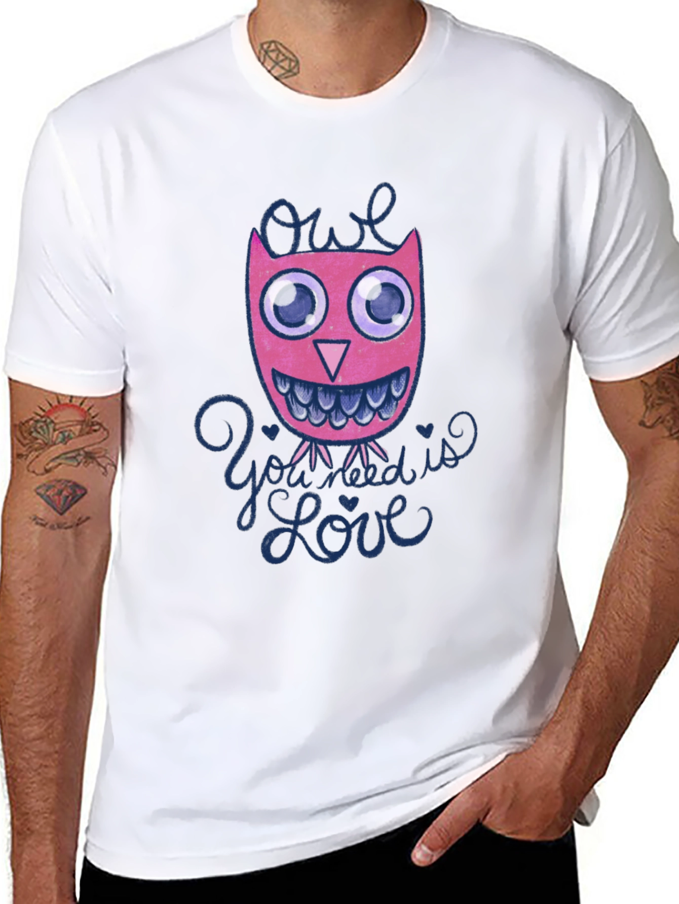 Owl You Need Is Love Graphic T-Shirt