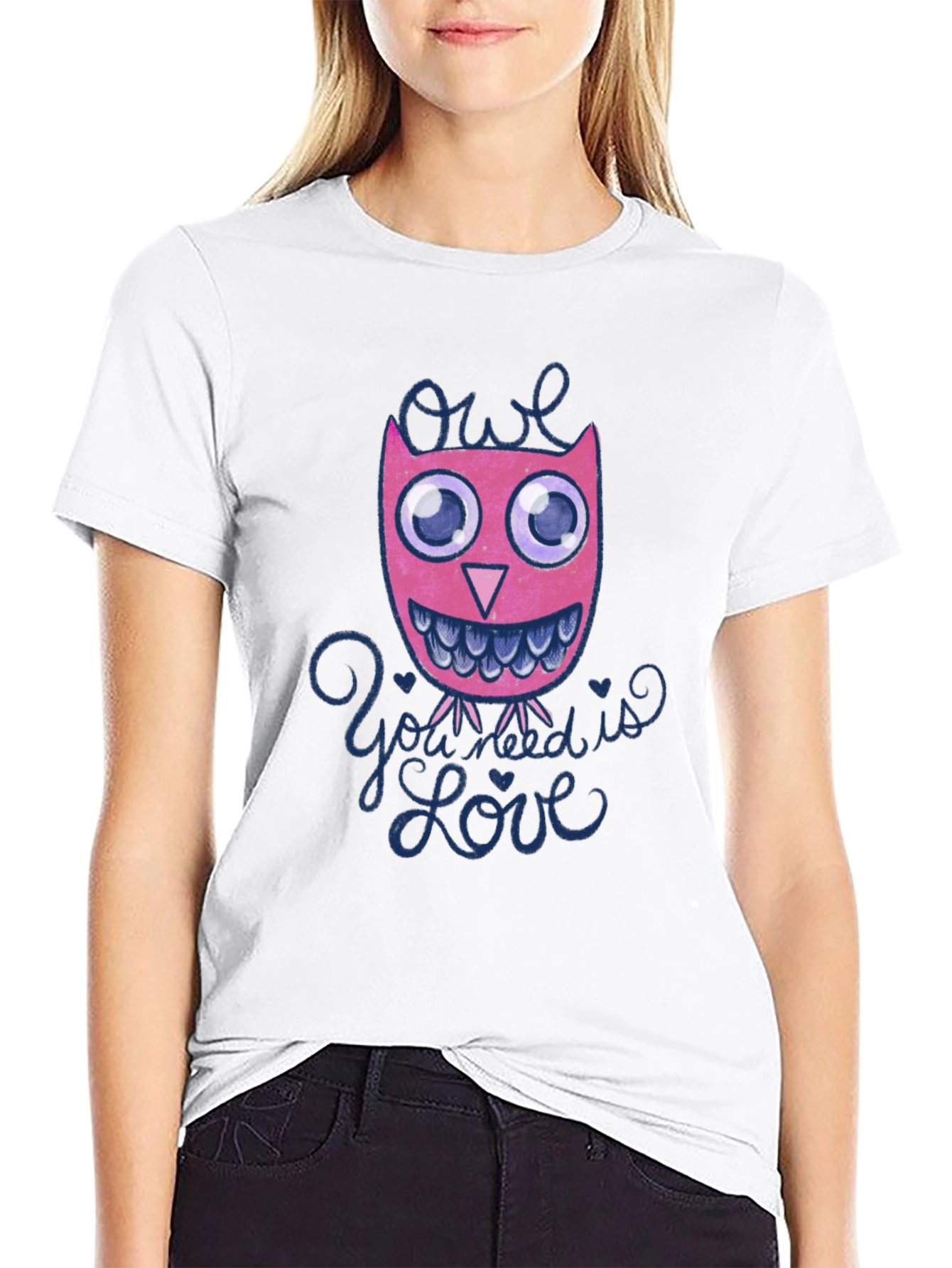 Owl You Need Is Love Graphic T-Shirt