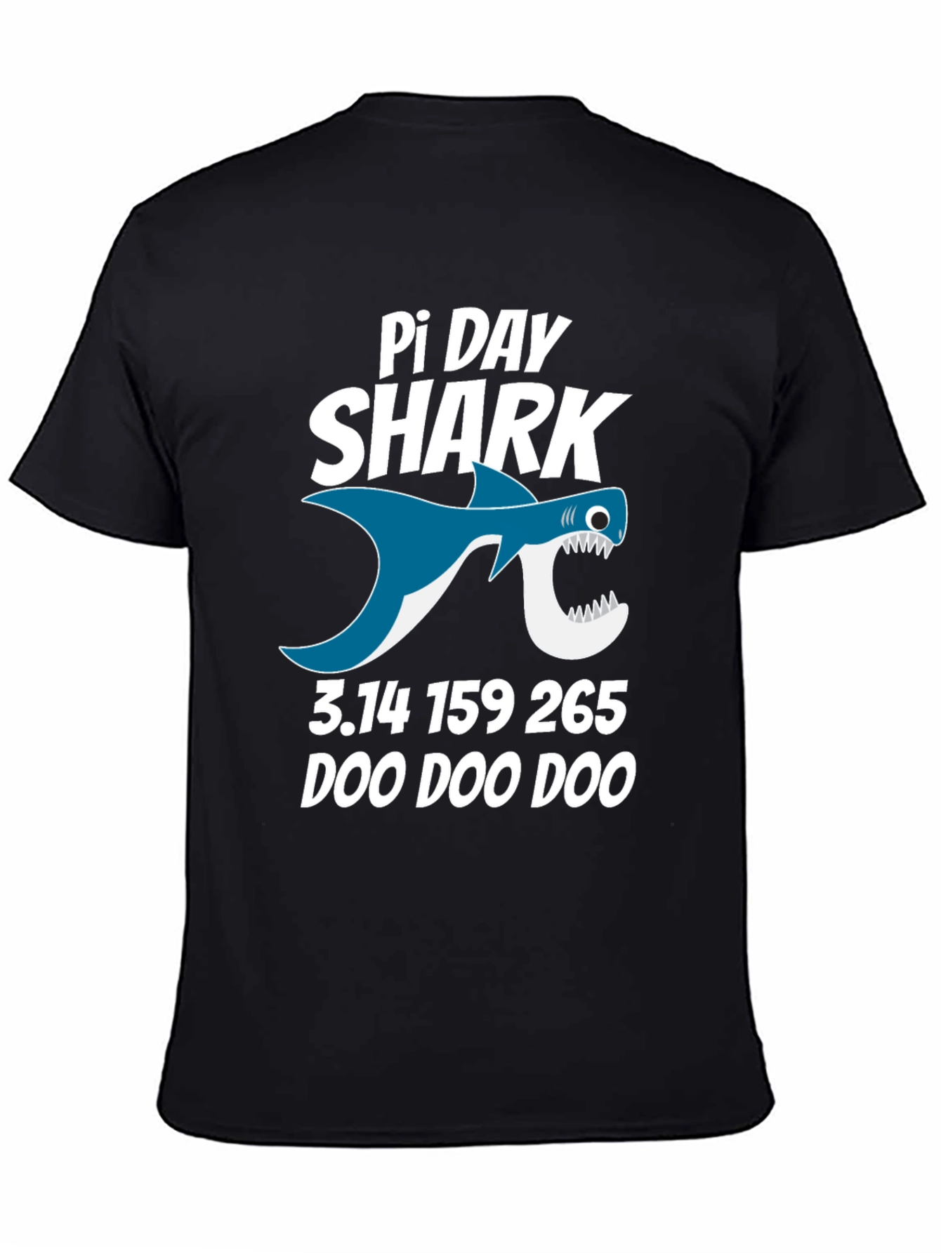Pi Day Shark T-Shirt - Math Pun Tee