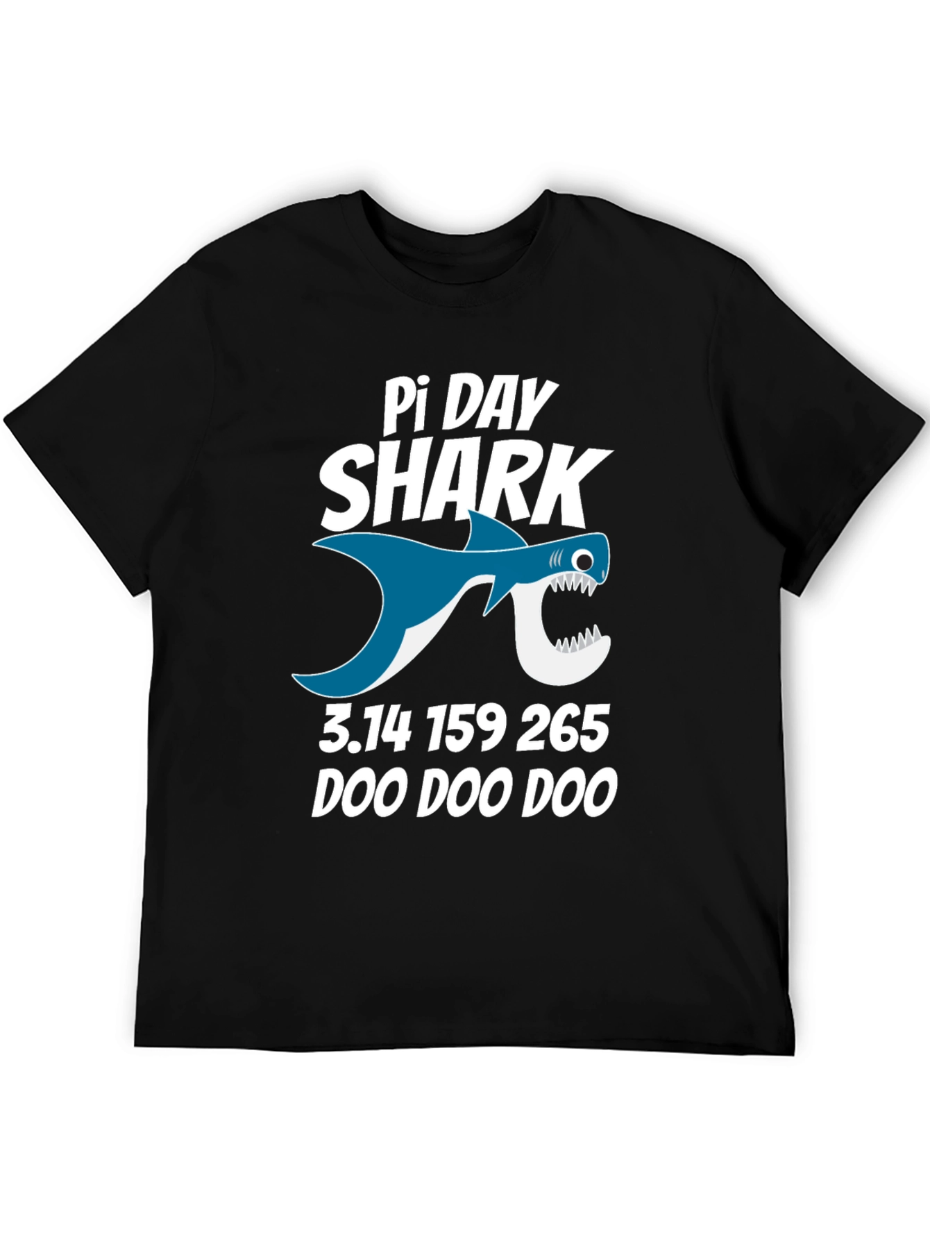 Pi Day Shark T-Shirt - Math Pun Tee