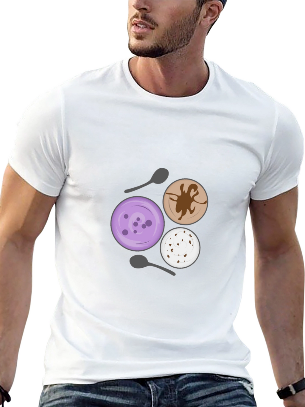Dessert Lover T-Shirt - Unique Ice Cream Design