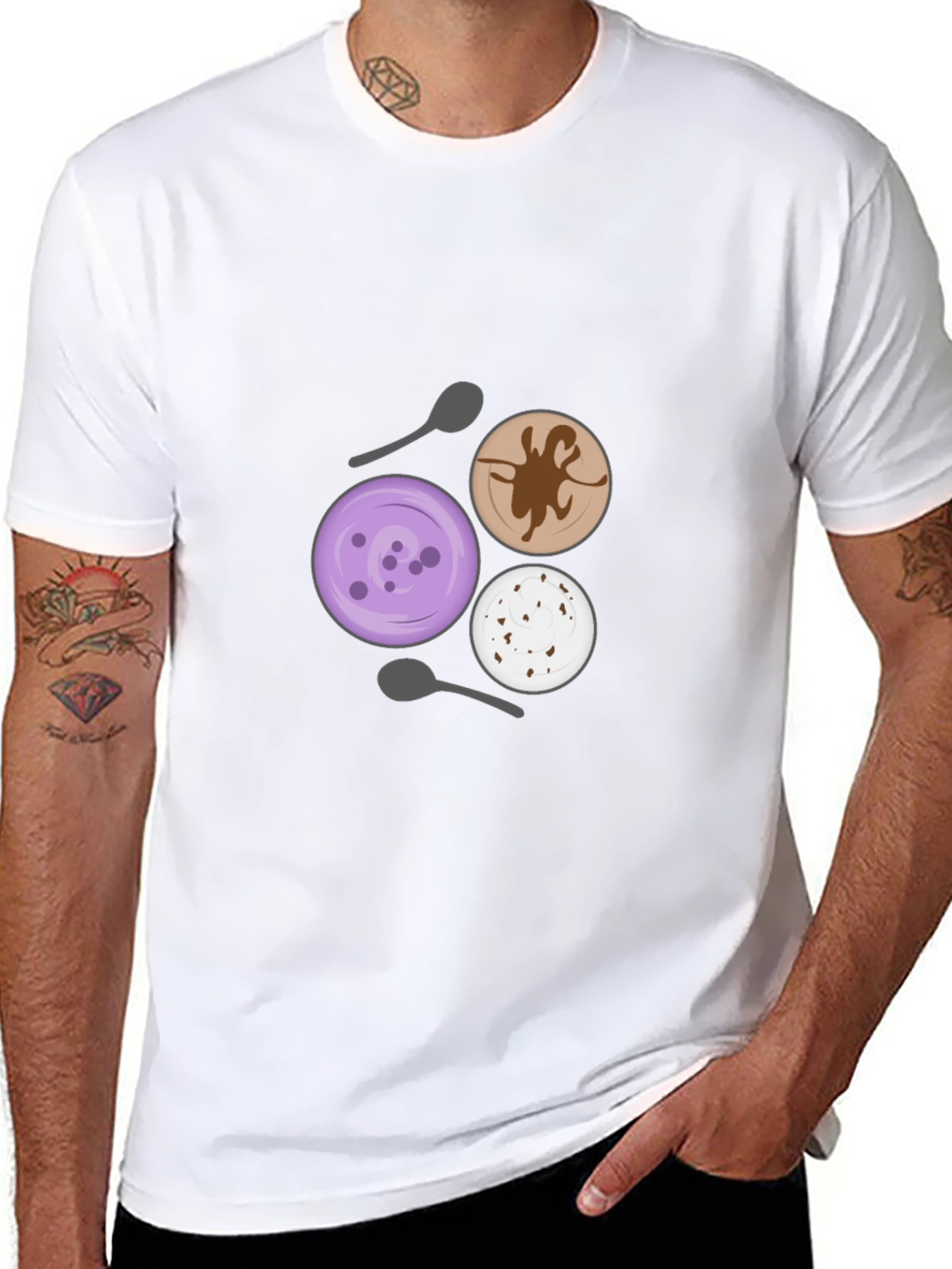 Dessert Lover T-Shirt - Unique Ice Cream Design