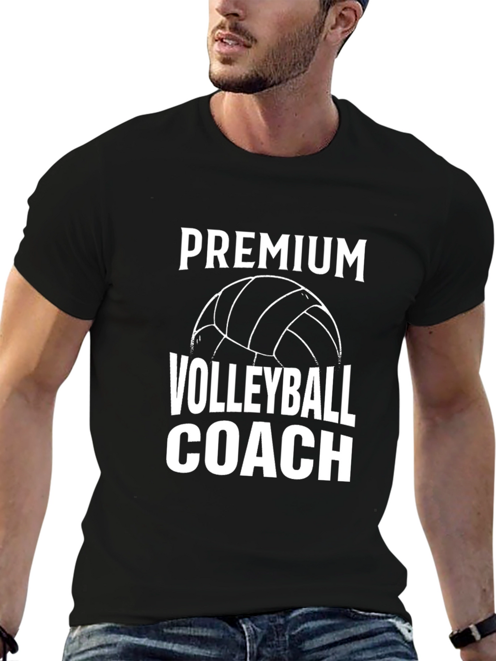 Premium Volleyball Coach T-Shirt
