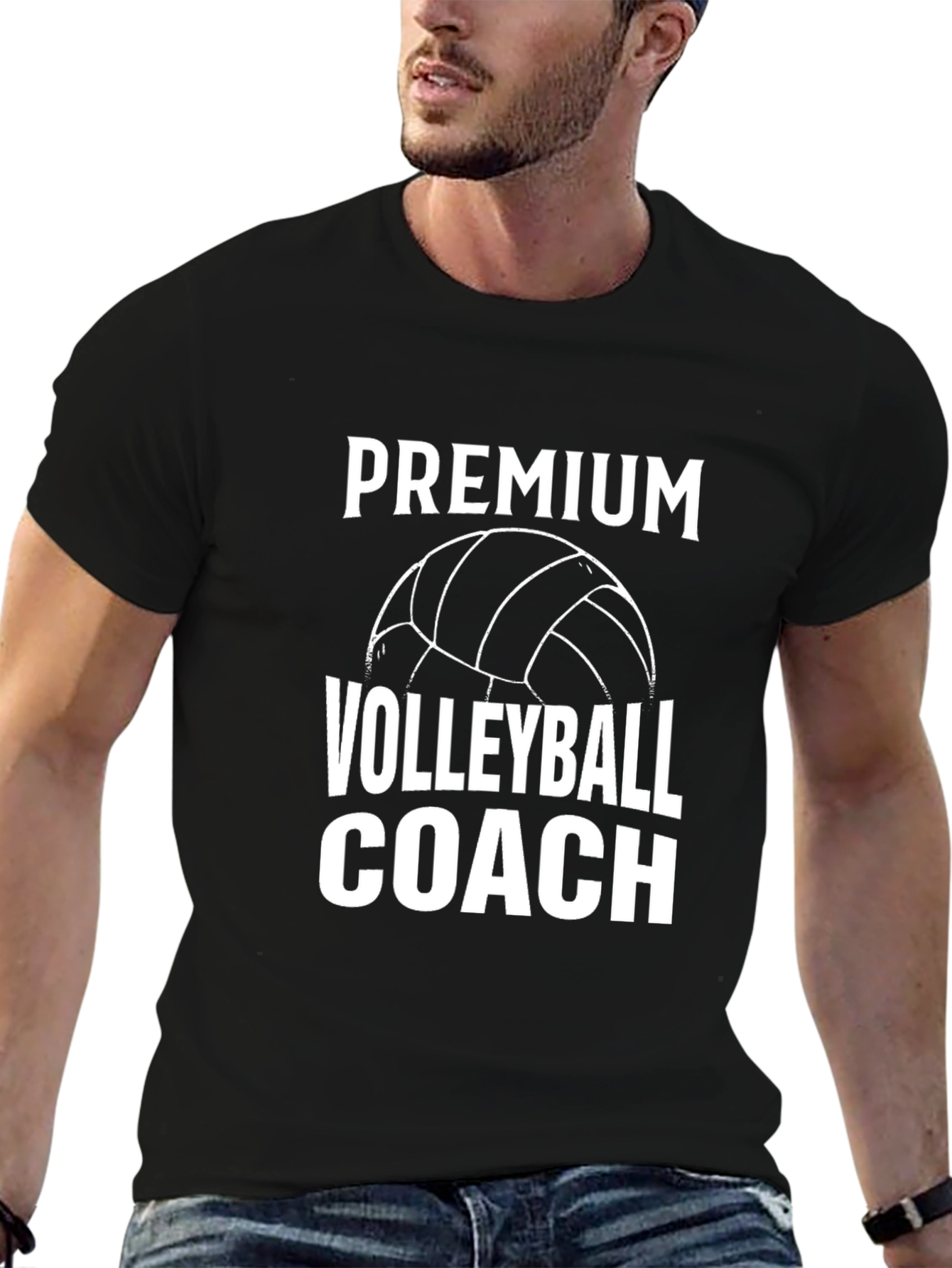 Premium Volleyball Coach T-Shirt