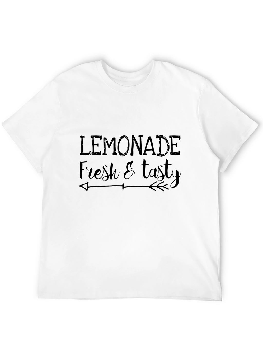 Lemonade Fresh & Tasty Black Graphic Tee