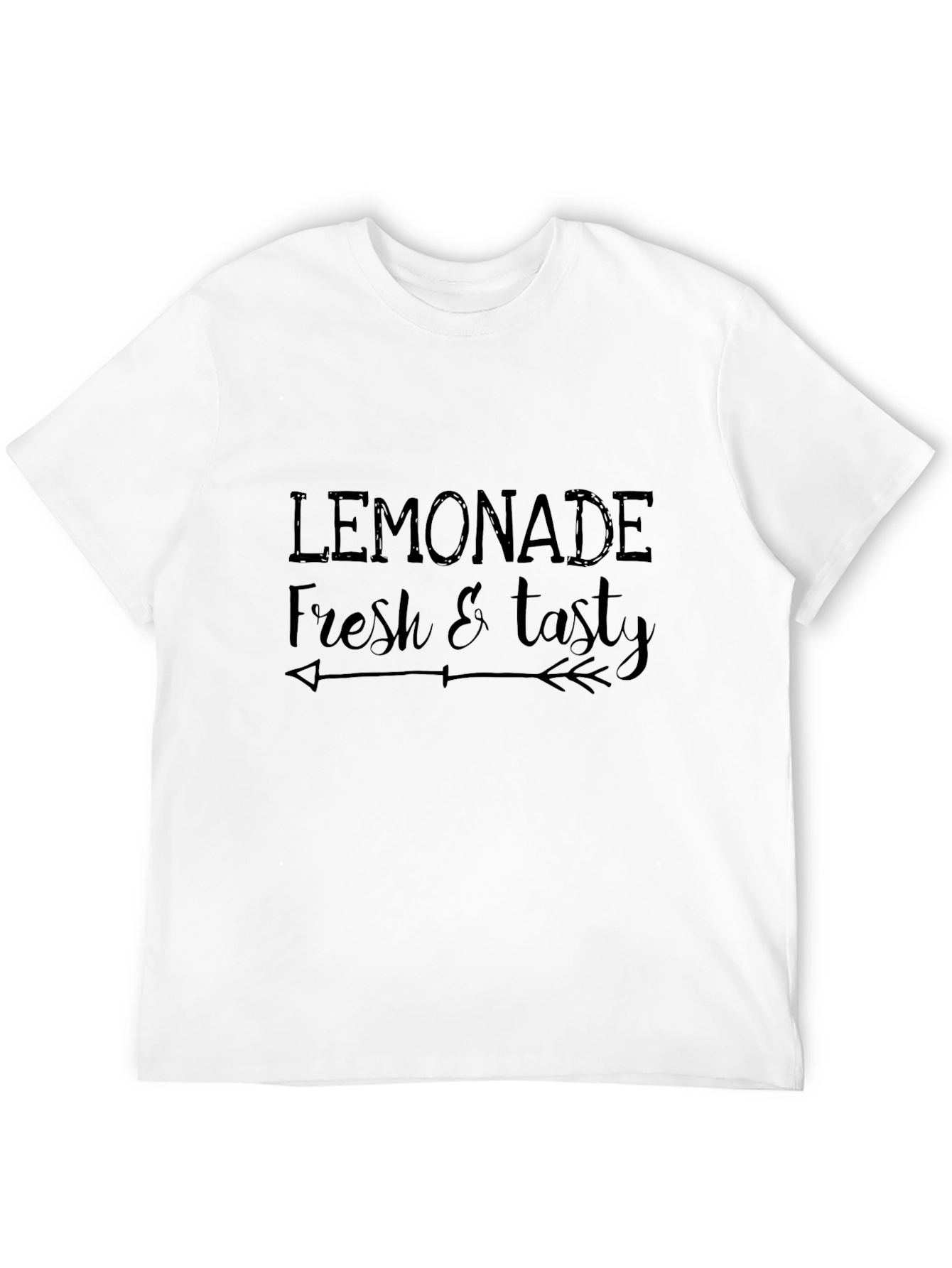 Lemonade Fresh & Tasty Black Graphic Tee