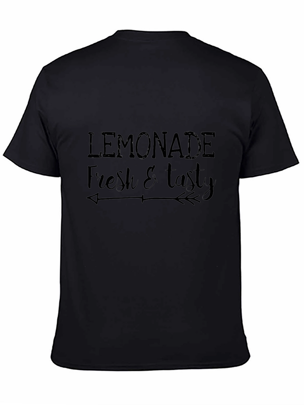 Lemonade Fresh & Tasty Black Graphic Tee