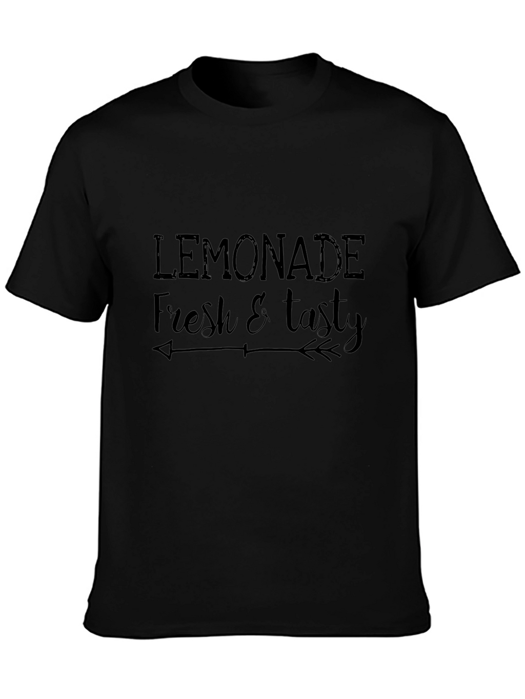Lemonade Fresh & Tasty Black Graphic Tee