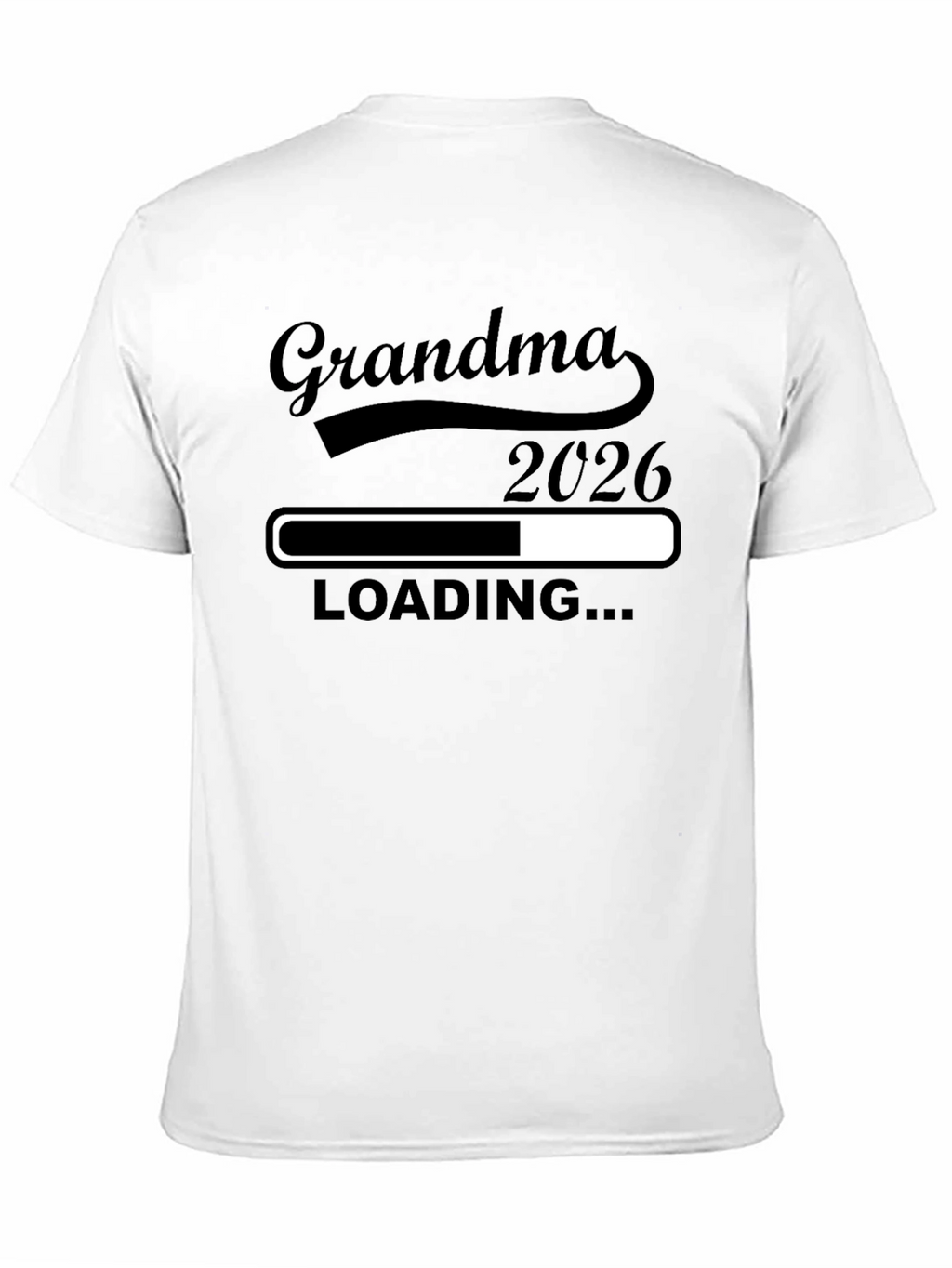 Grandma 2026 Loading T-Shirt - Expecting Announcement Tee