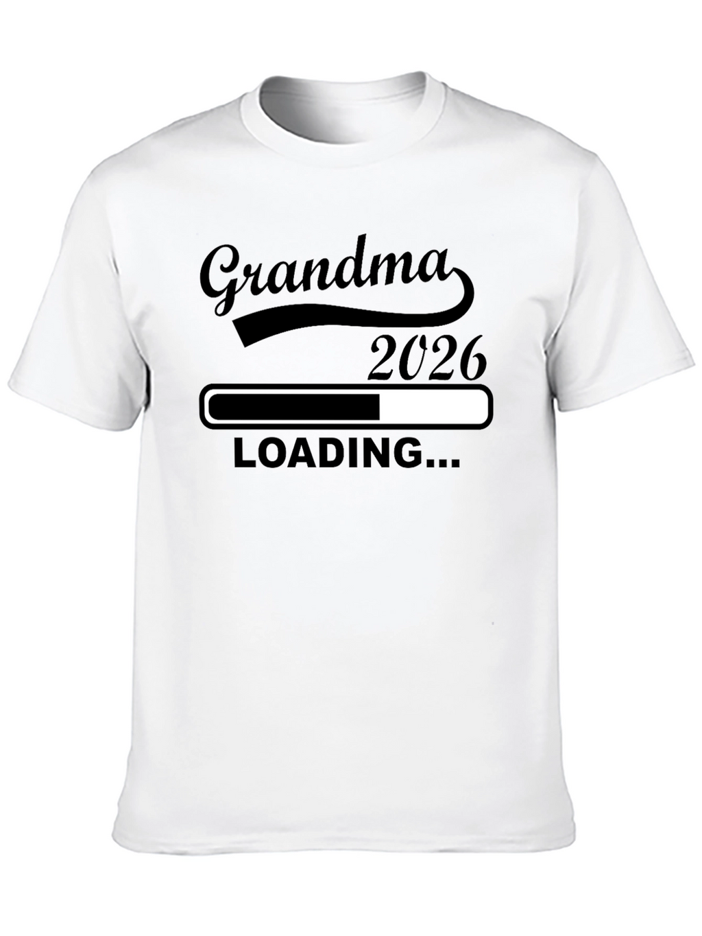 Grandma 2026 Loading T-Shirt - Expecting Announcement Tee