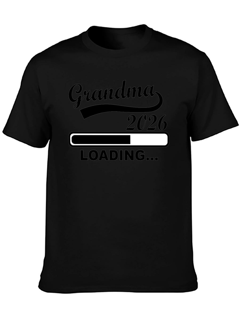 Grandma 2026 Loading T-Shirt - Expecting Announcement Tee
