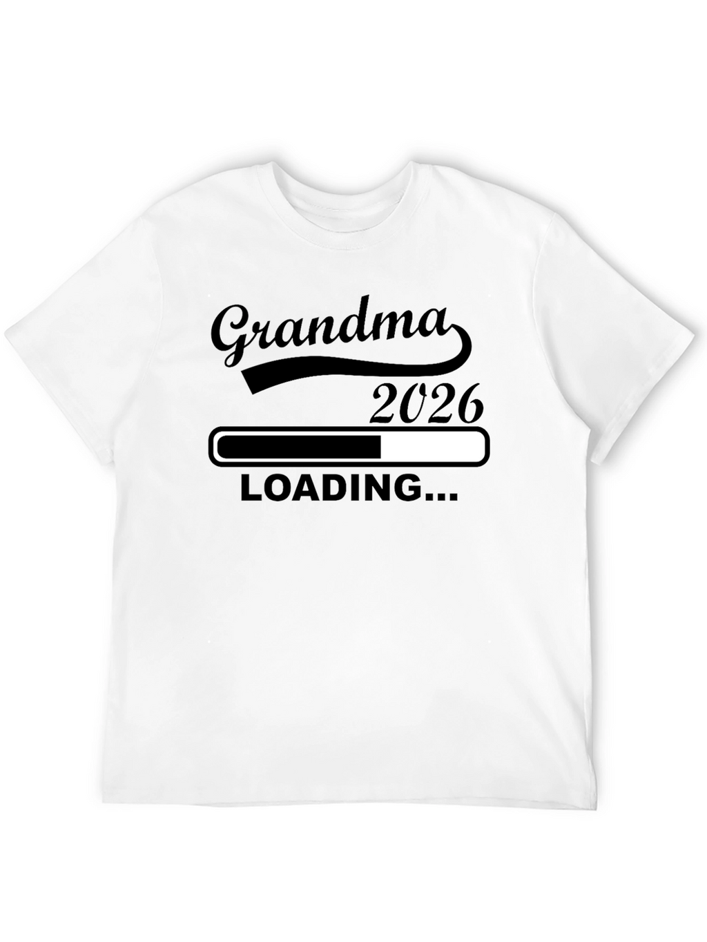 Grandma 2026 Loading T-Shirt - Expecting Announcement Tee