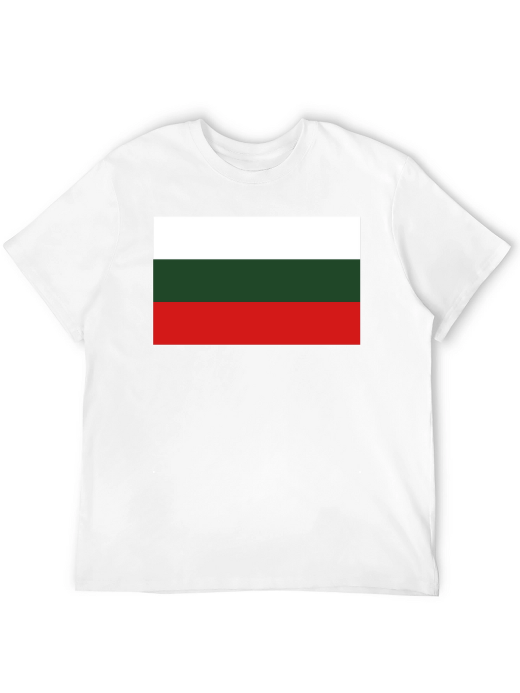 Bulgaria Flag T-Shirt - Black Cotton Tee