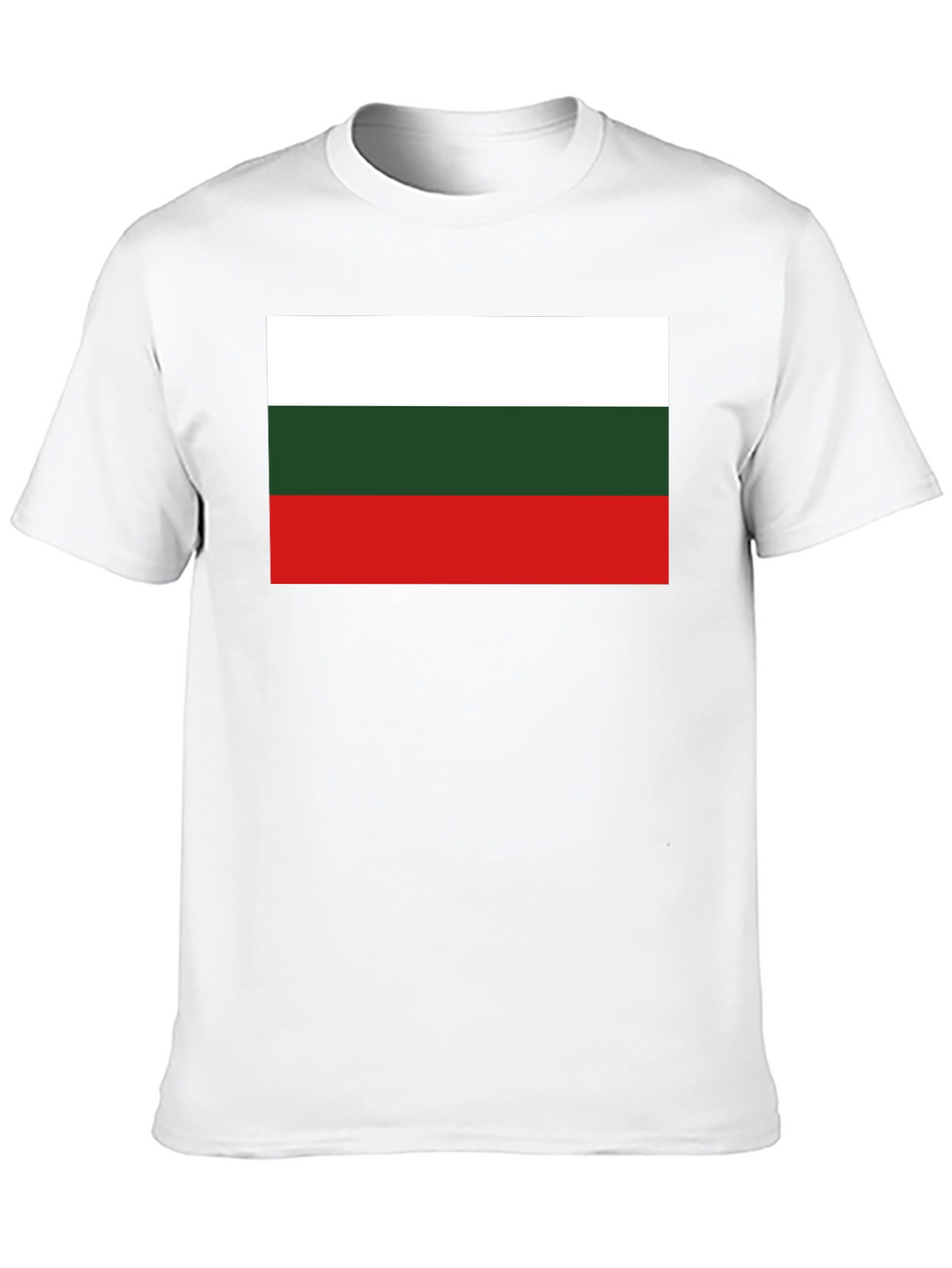 Bulgaria Flag T-Shirt - Black Cotton Tee
