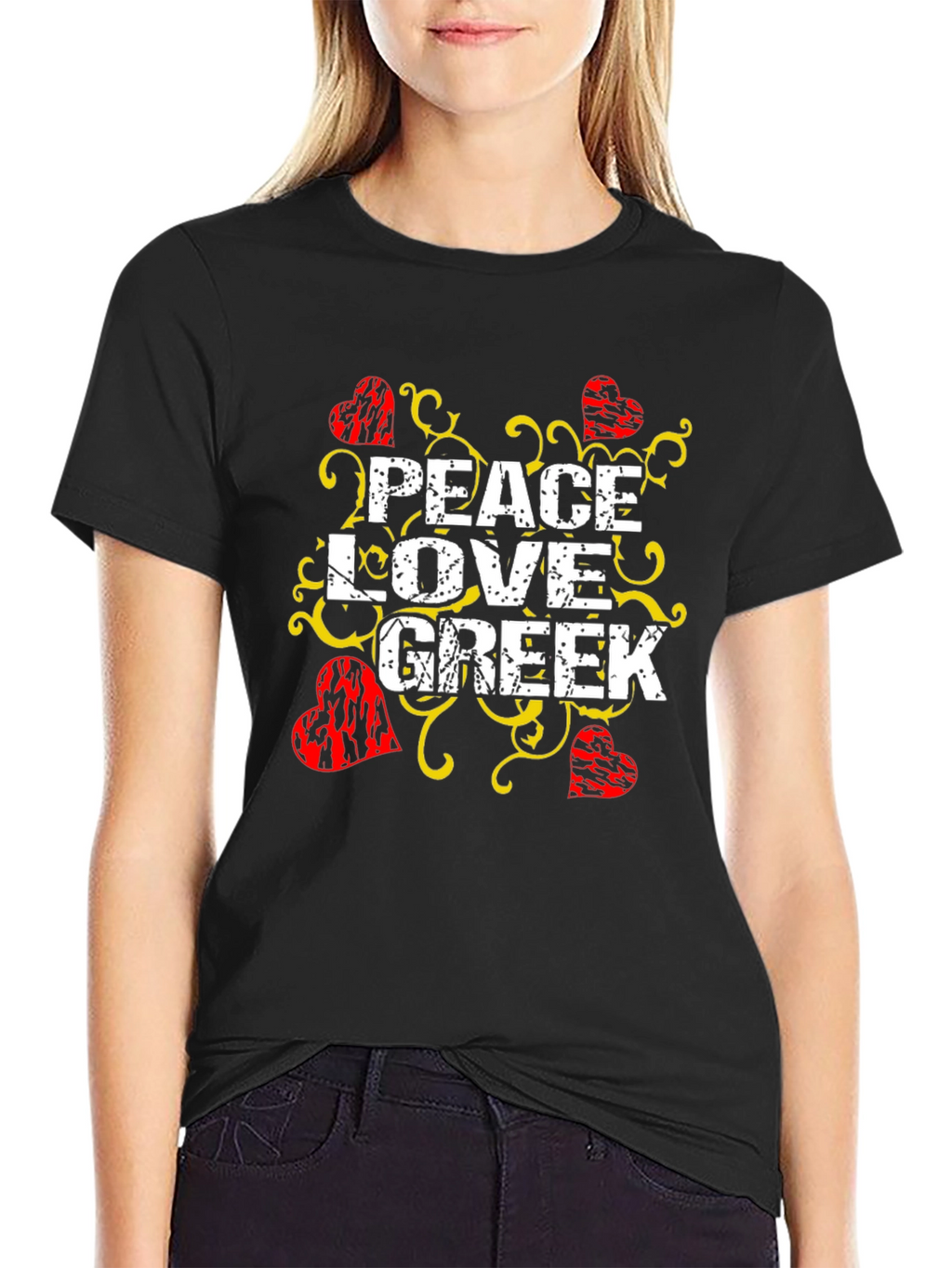 Peace Love Greek T-Shirt
