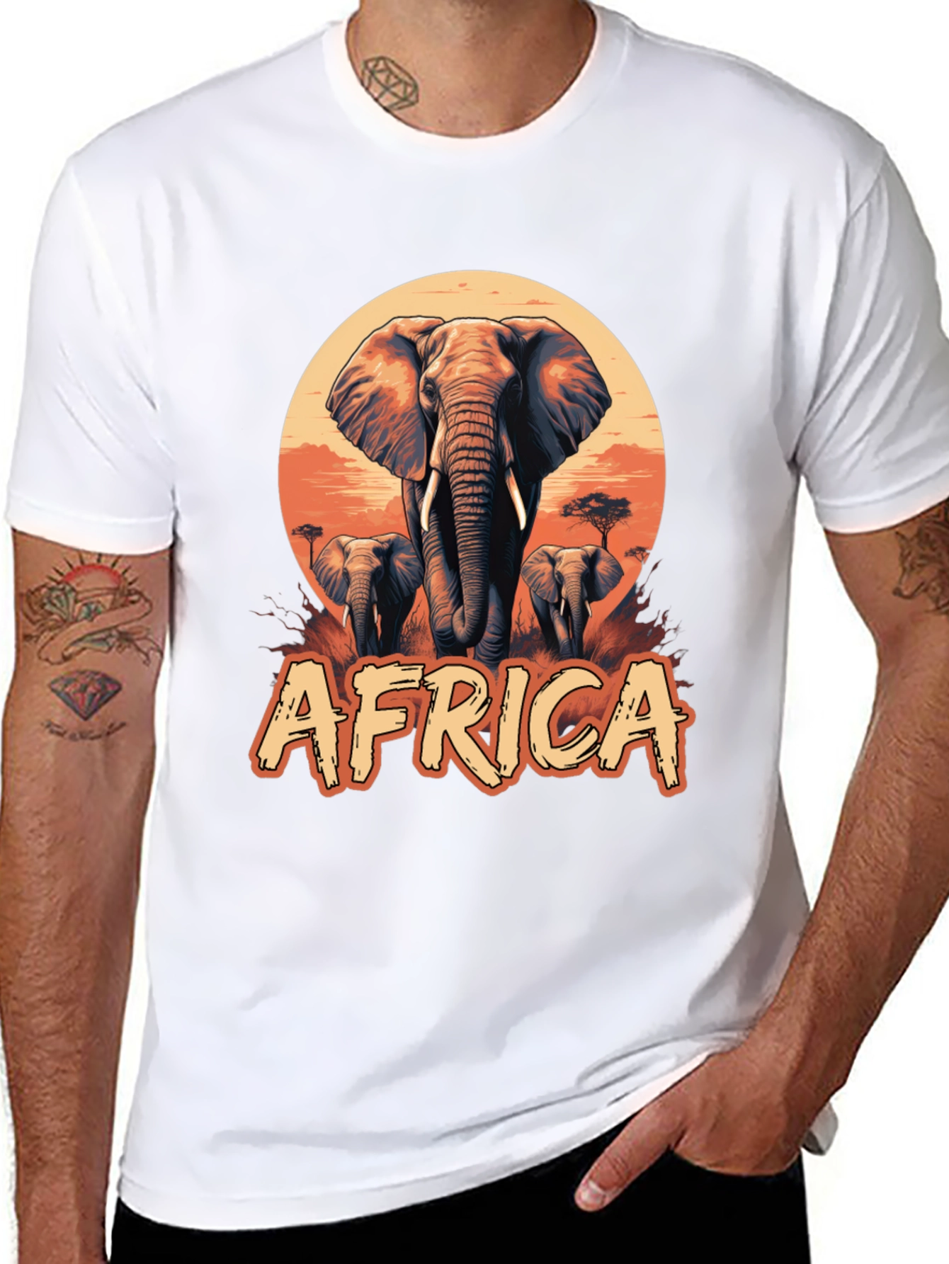 Africa Elephant Graphic Tee