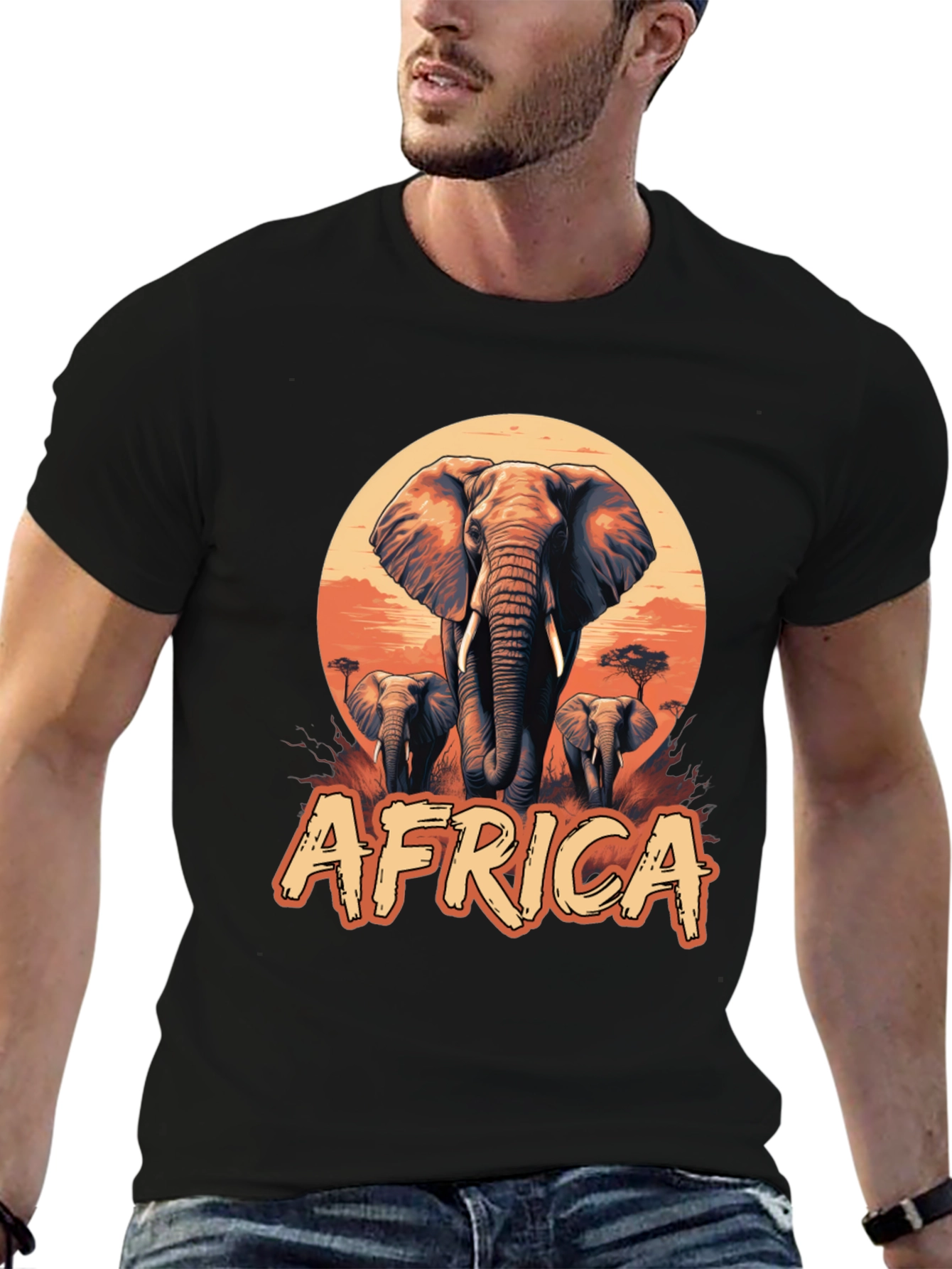 Africa Elephant Graphic Tee