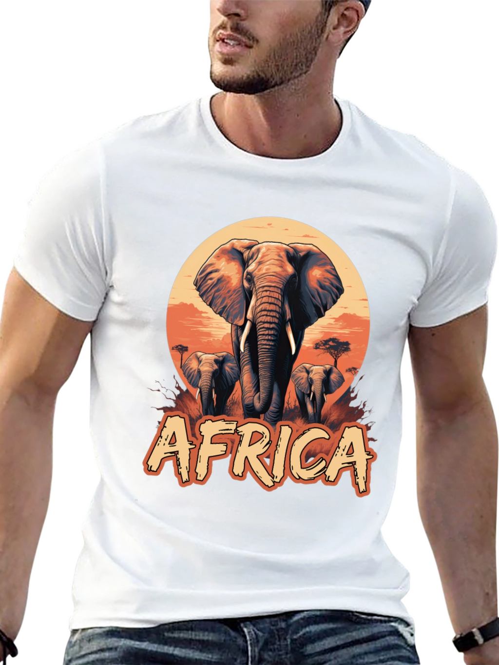 Africa Elephant Graphic Tee