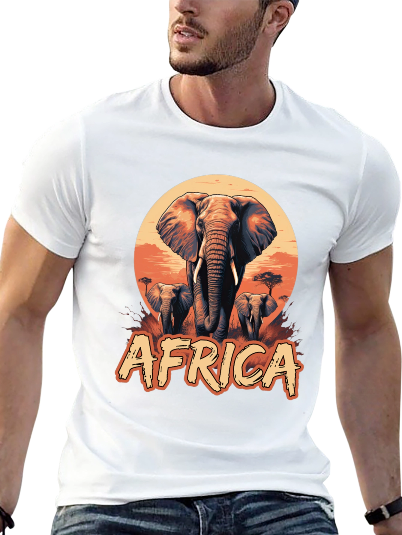 Africa Elephant Graphic Tee