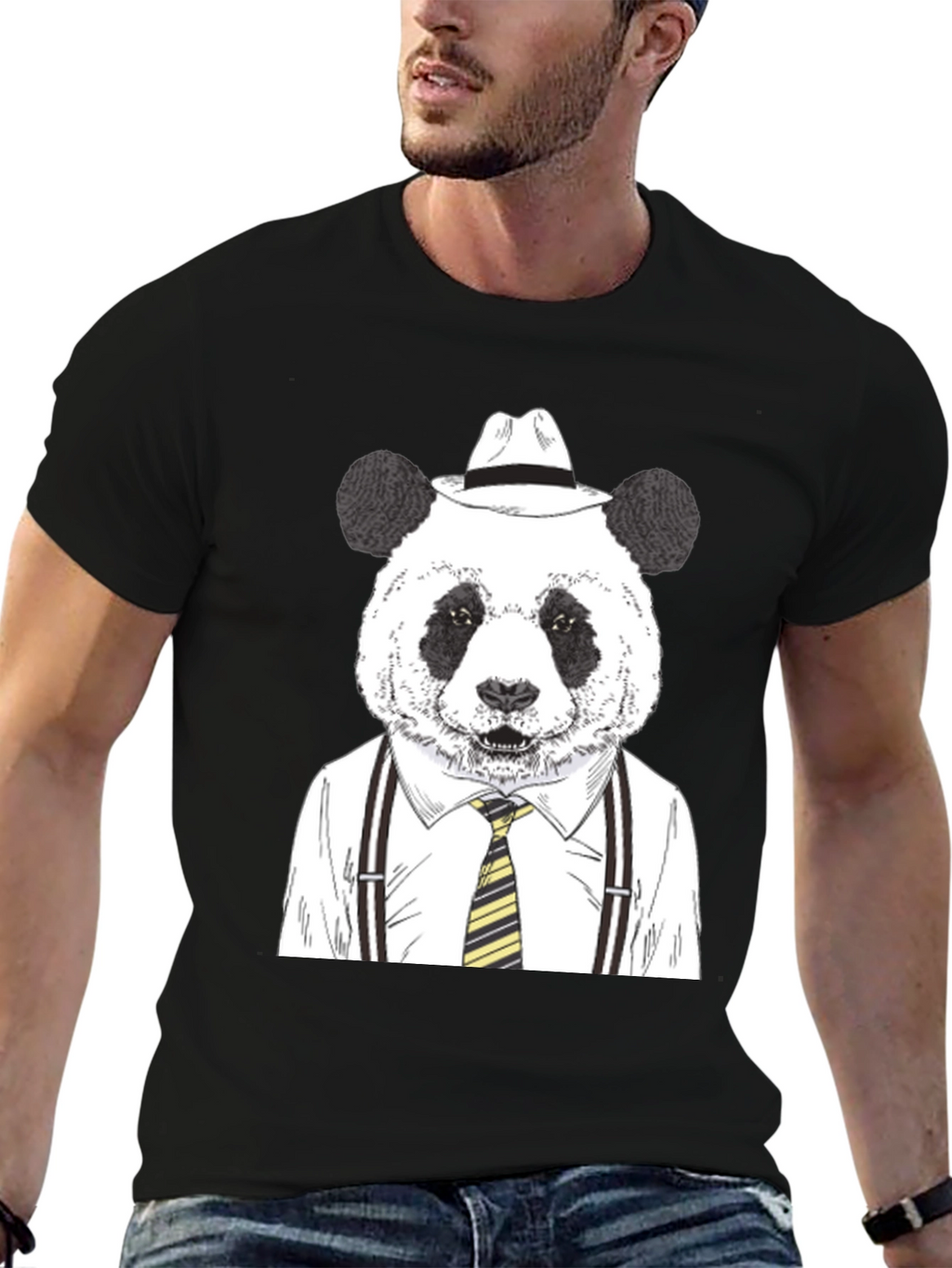 Panda Boss T-Shirt - Mens Graphic Tee