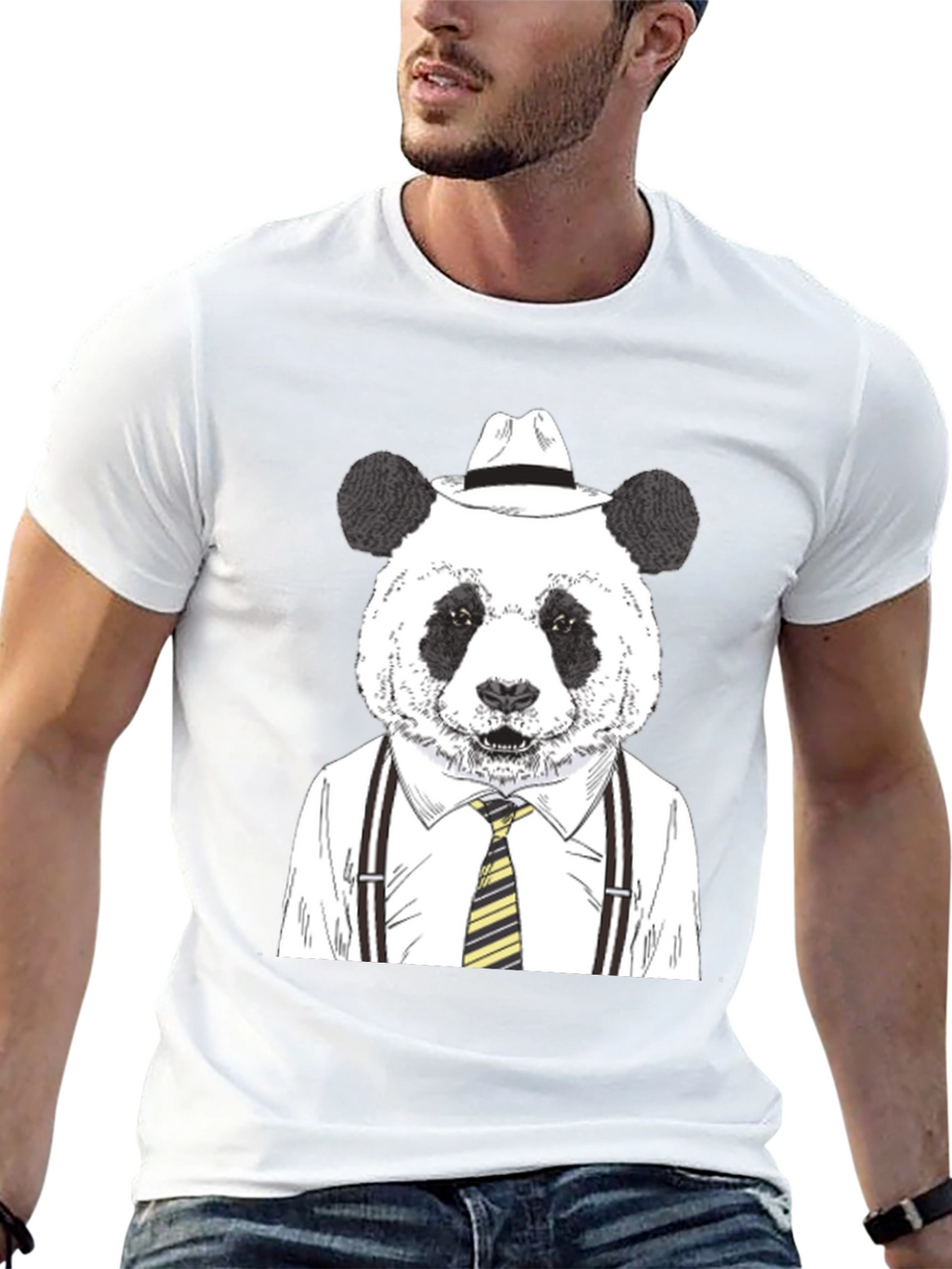 Panda Boss T-Shirt - Mens Graphic Tee