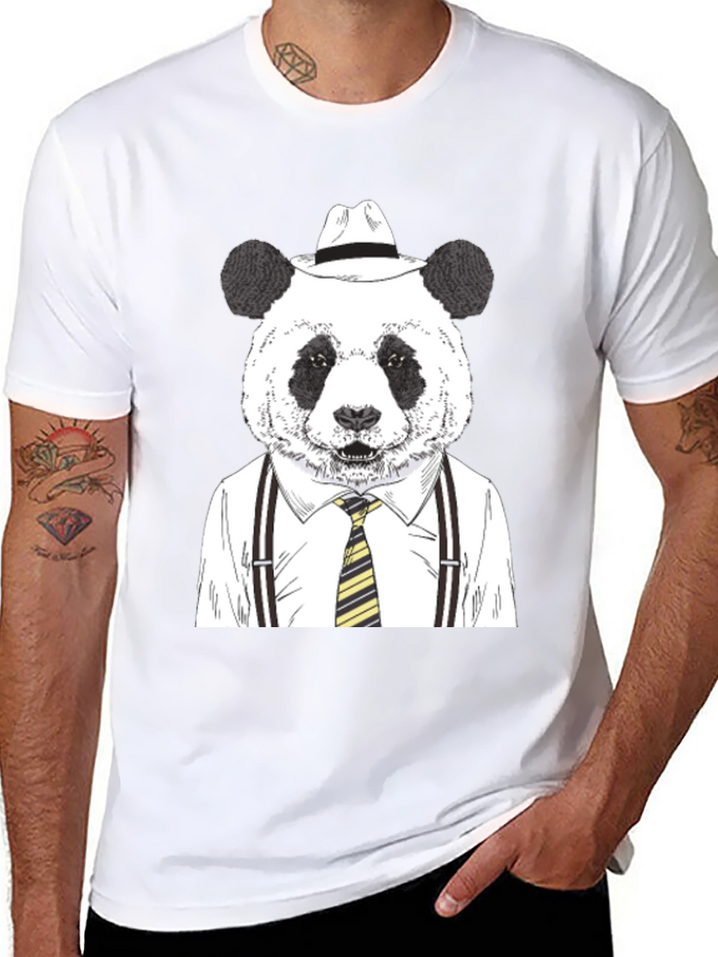 Panda Boss T-Shirt - Mens Graphic Tee