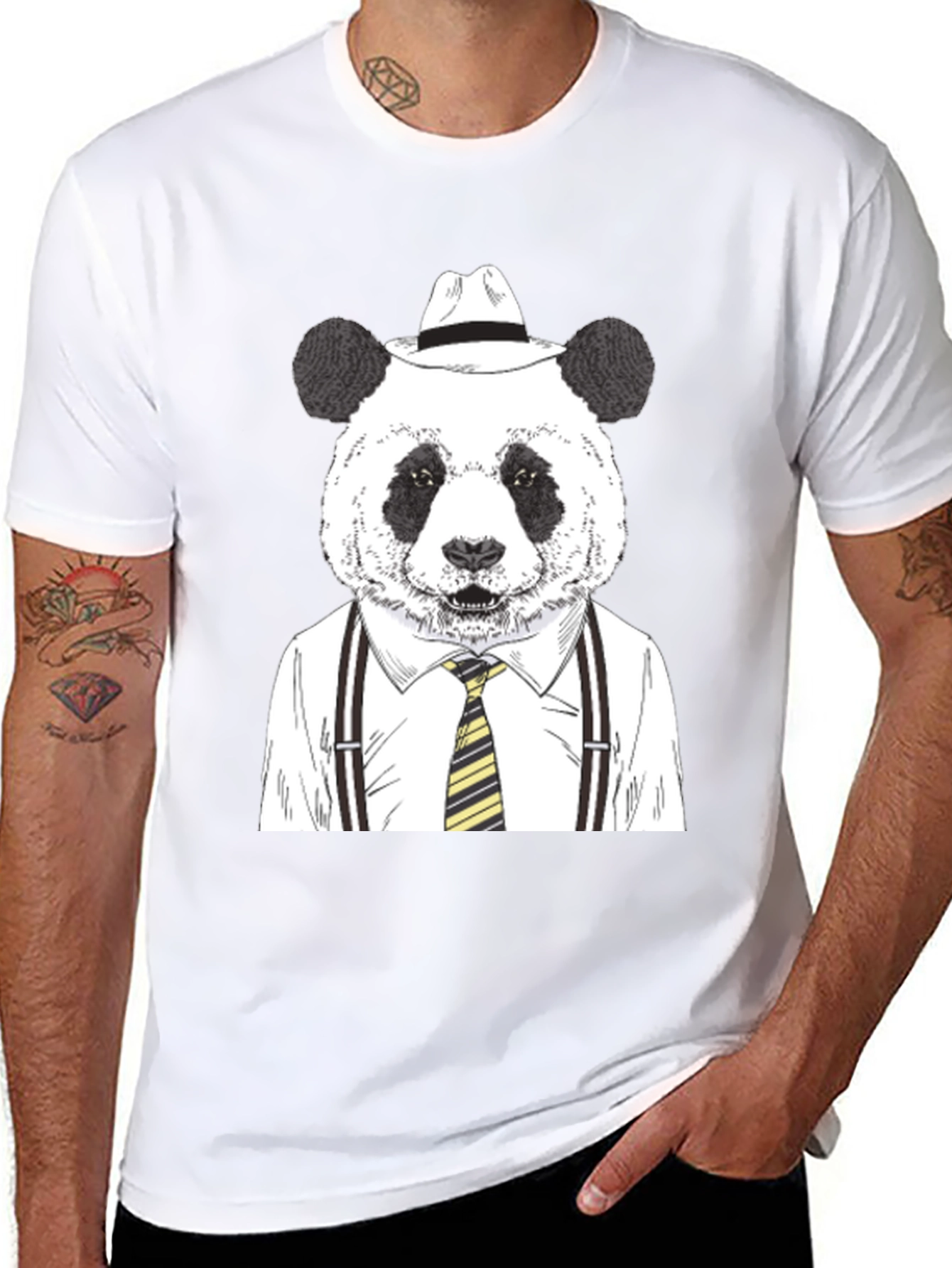 Panda Boss T-Shirt - Mens Graphic Tee