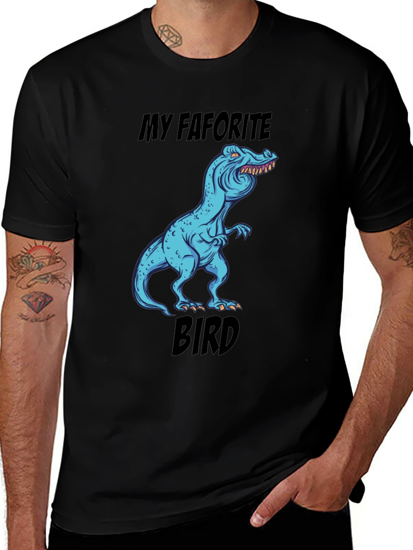 Funny Dinosaur T-Shirt: My Favorite Bird