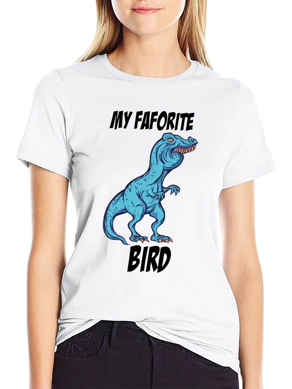 Funny Dinosaur T-Shirt: My Favorite Bird