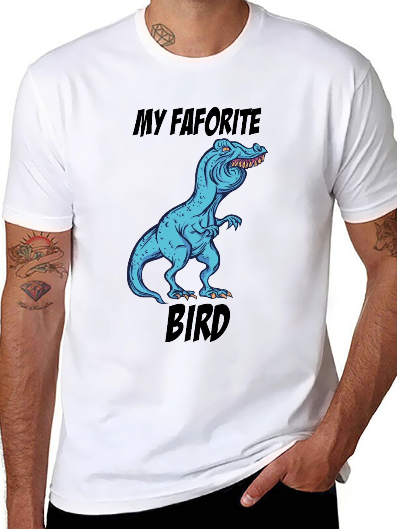 Funny Dinosaur T-Shirt: My Favorite Bird