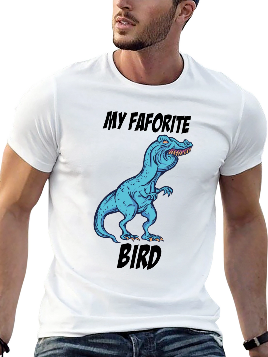 Funny Dinosaur T-Shirt: My Favorite Bird
