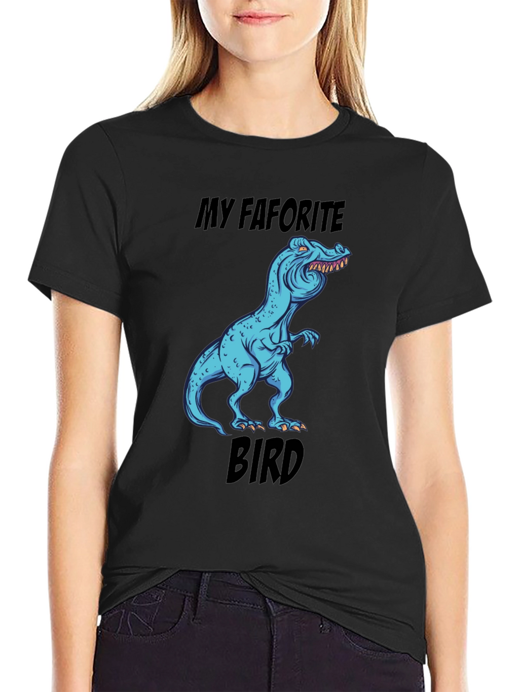 Funny Dinosaur T-Shirt: My Favorite Bird