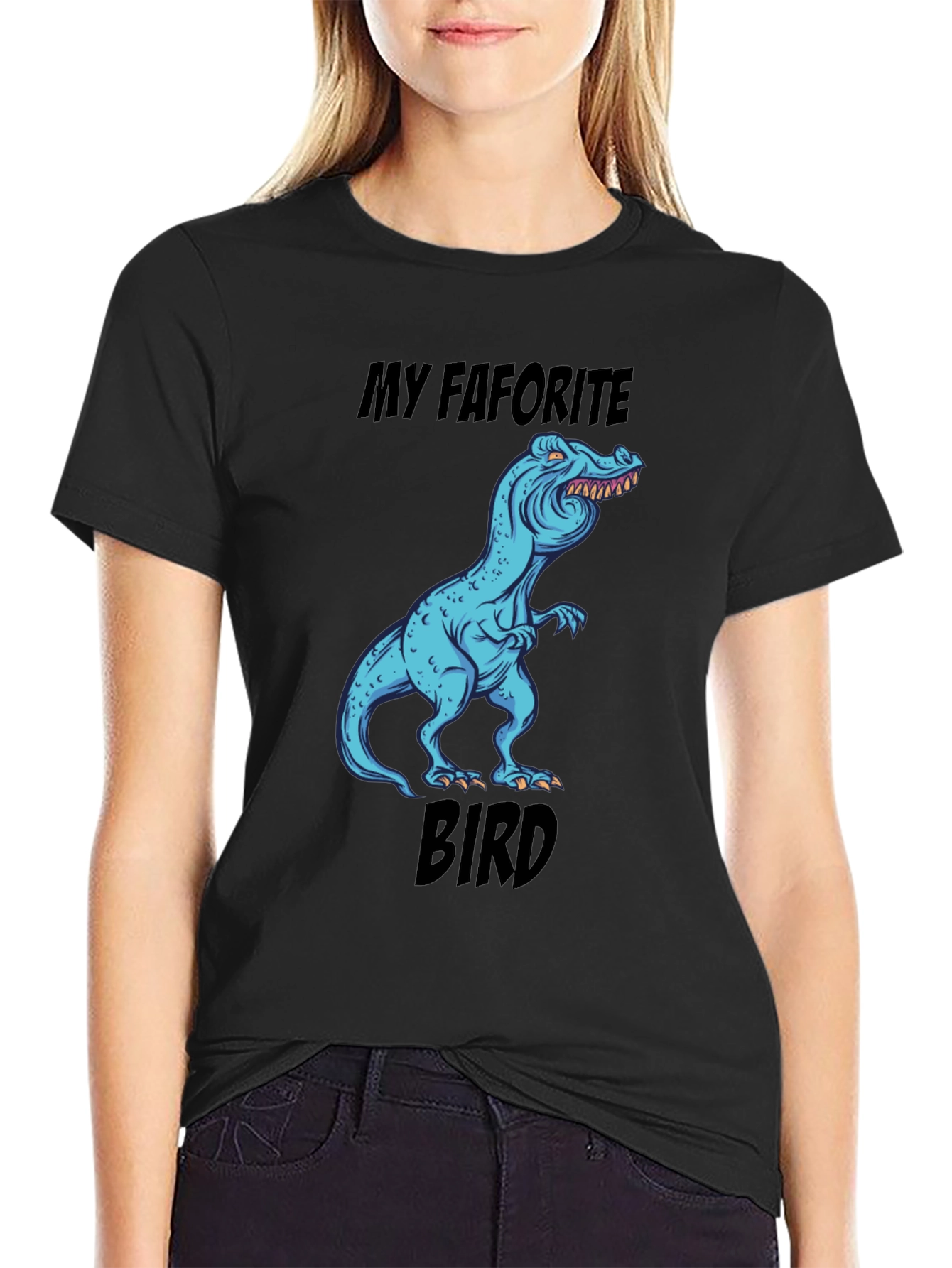 Funny Dinosaur T-Shirt: My Favorite Bird