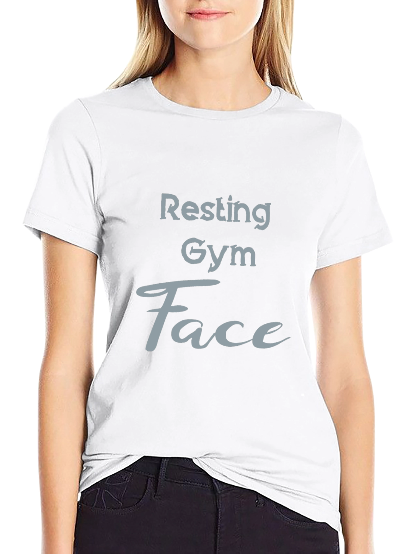 Resting Gym Face Graphic T-Shirt
