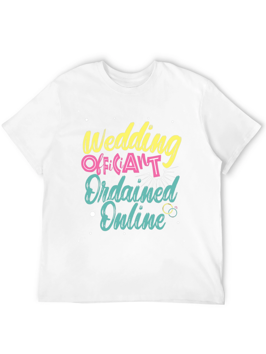 Wedding Officiant Ordained Online T-Shirt