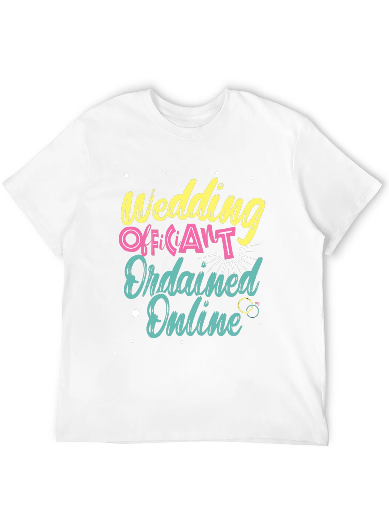Wedding Officiant Ordained Online T-Shirt