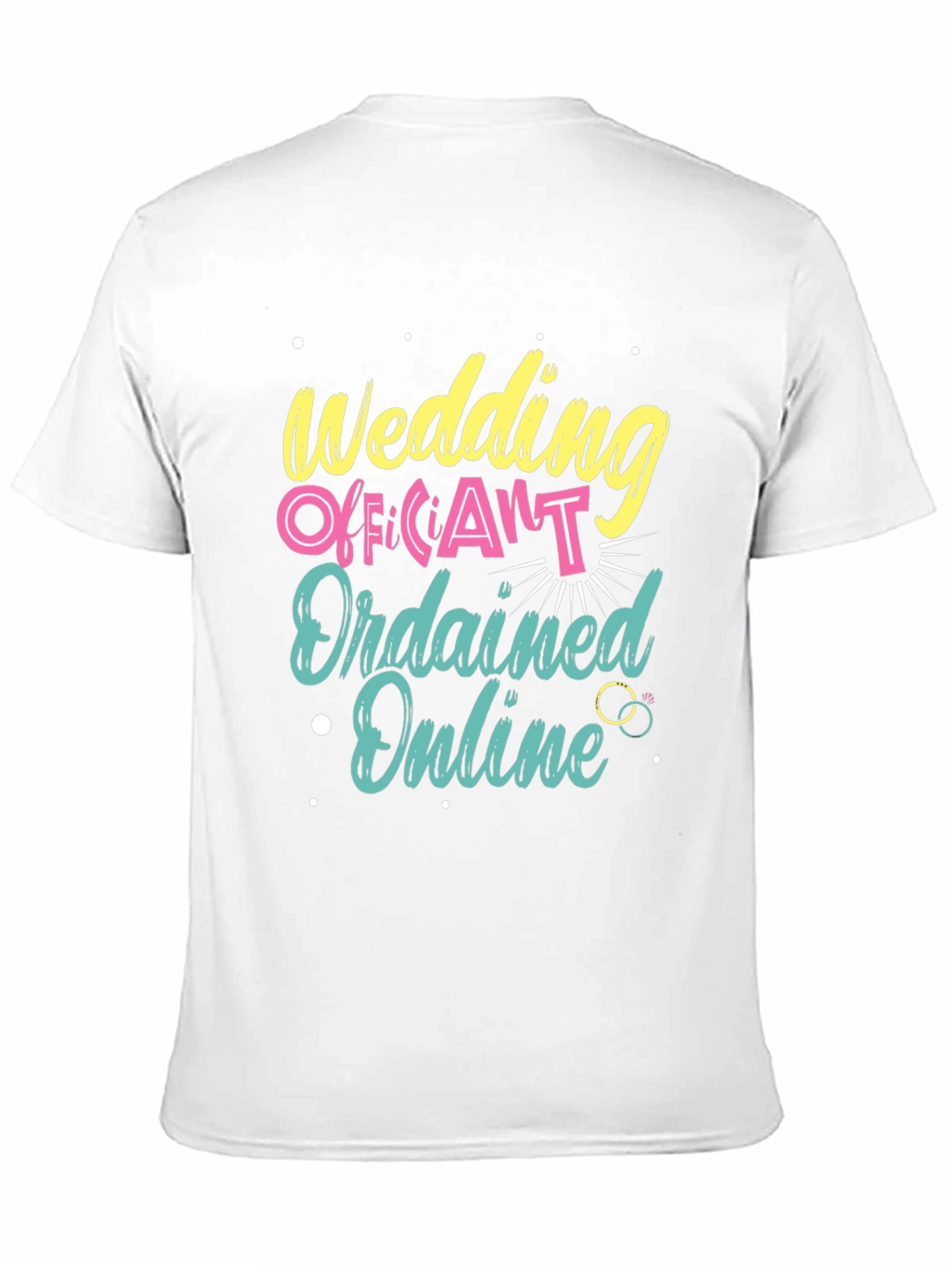 Wedding Officiant Ordained Online T-Shirt